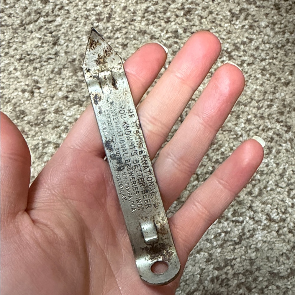 Iroquois Frankenmuth Old Dutch Bavarian's Silver Bar vintage Bottle Opener - Picture 3 of 12